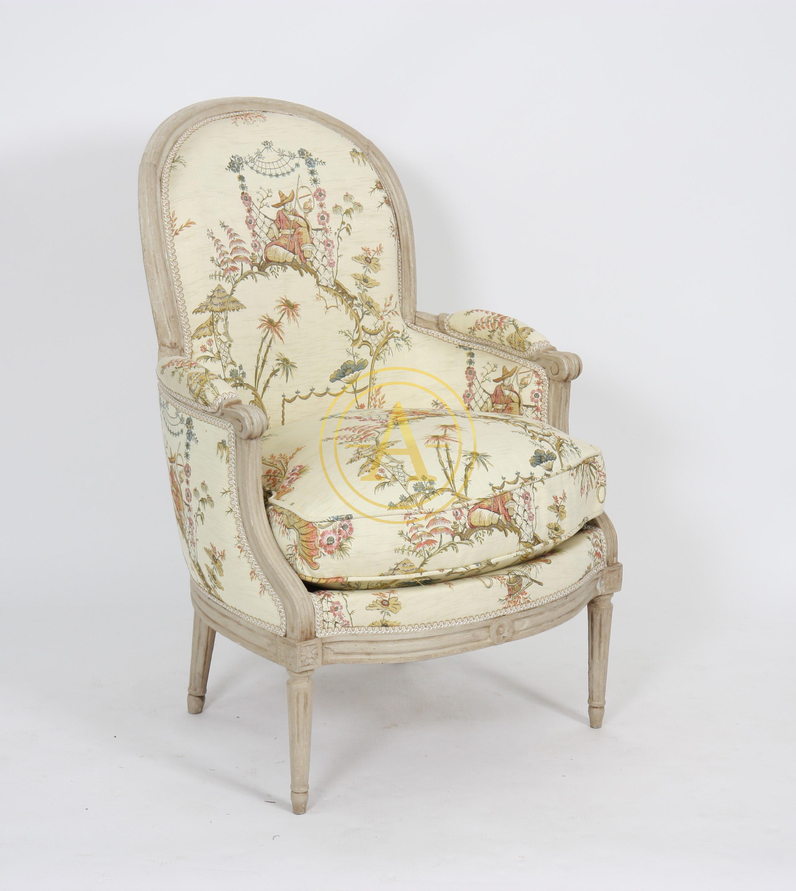 BERGERE LAQUEE LOUIS XVI - Antiques Trade Gallery